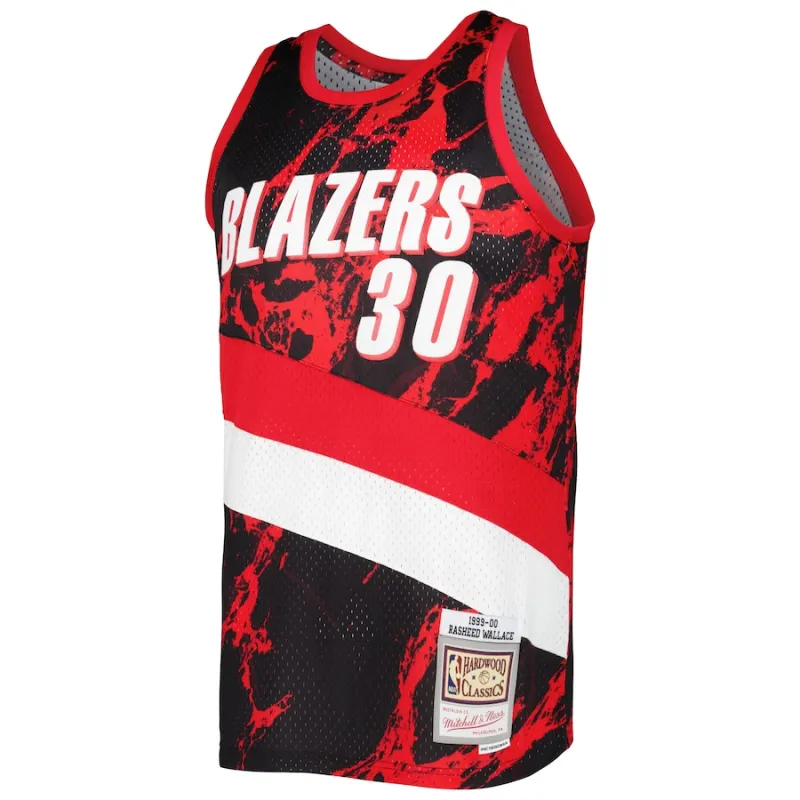 Rasheed Wallace, Portland Trail Blazers, 1999/00 Classic Marble, Black