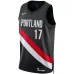 Portland Trail Blazers Shaedon Sharpe Swingman Jersey - Icon Edition - Black