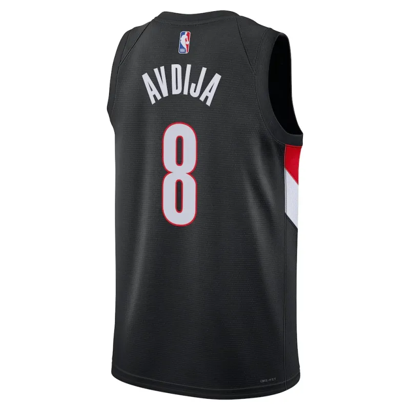 Maglia Swingman dei Portland Trail Blazers Deni Avdija - Edizione Icona - Nera