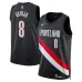 Maglia Swingman dei Portland Trail Blazers Deni Avdija - Edizione Icona - Nera