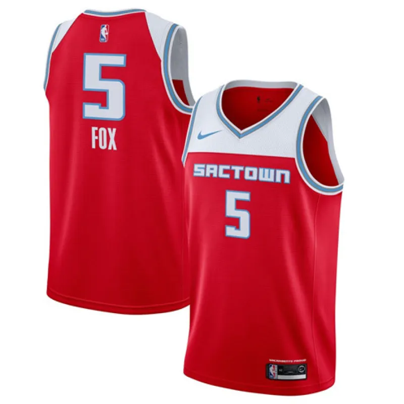 De'Aaron Fox, Sacramento Kings 2019/20 City Edition Red