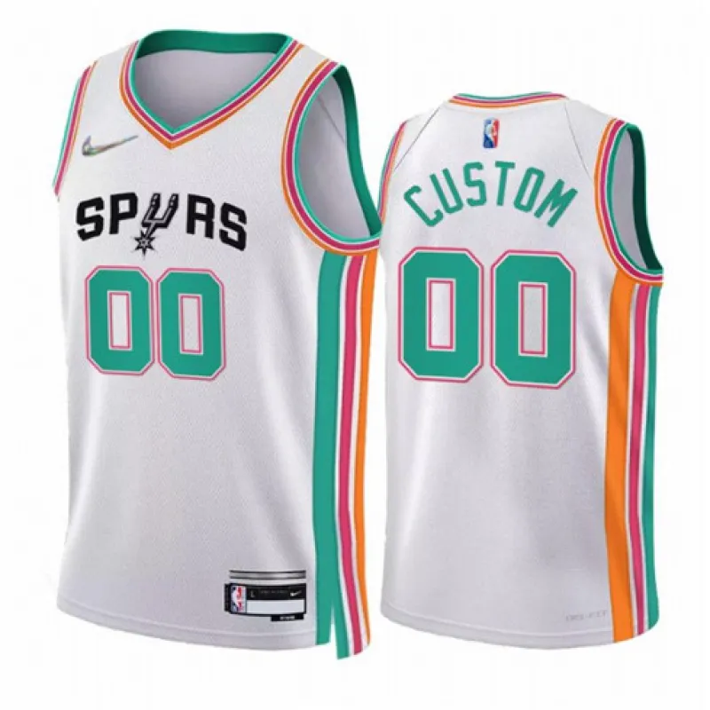 San Antonio Spurs. City Edition 2021/22. Weiß