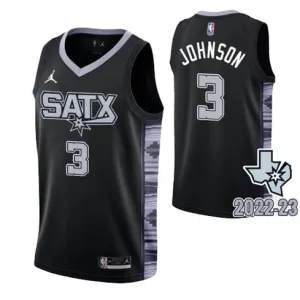 Keldon's Trikot. San Antonio Spurs. City Edition 2022/23. Grün