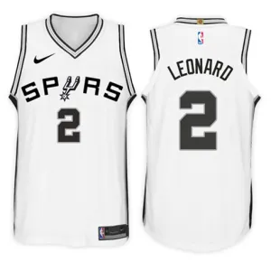 Kawhi Leonard. San Antonio Spurs. Association Edition. Weiß