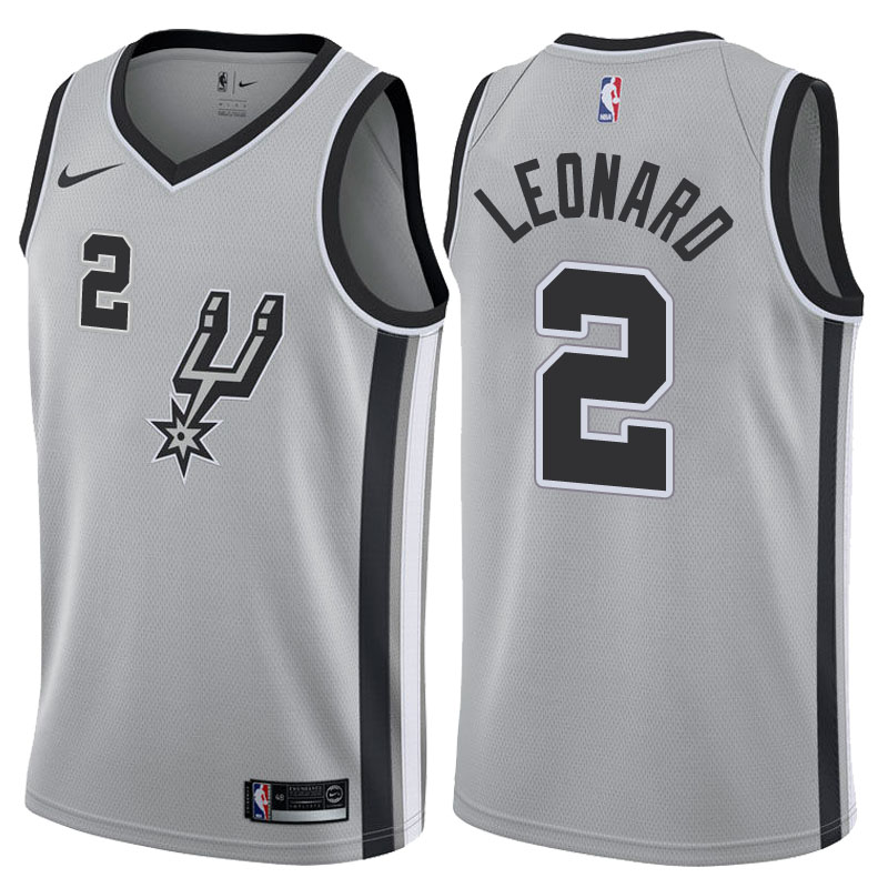 Kawhi Leonard. San Antonio Spurs. Gray