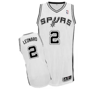 Kawhi Leonard. San Antonio Spurs. Weiß