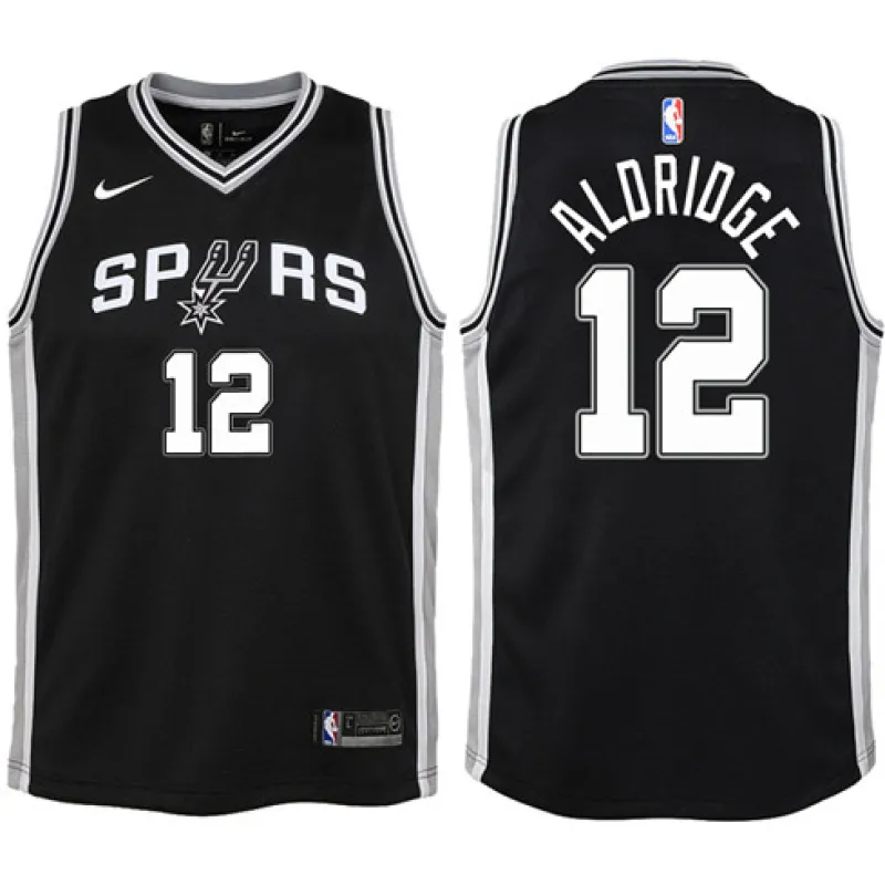 LaMarcus Aldridge. San Antonio Spurs. Icona. Nero