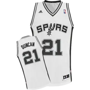 Tim Duncan. San Antonio Spurs. 2011/2012. Weiß