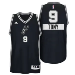 Tony Parker. San Antonio Spurs. Weihnachten. Schwarz