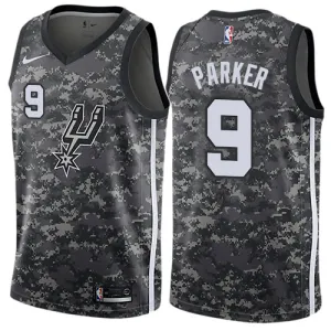 Tony Parker. San Antonio Spurs. City-Edition. Grau