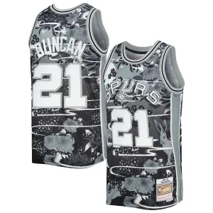 Tim Duncan San Antonio Spurs 1998/99 Lunar New Year Retro Trikot