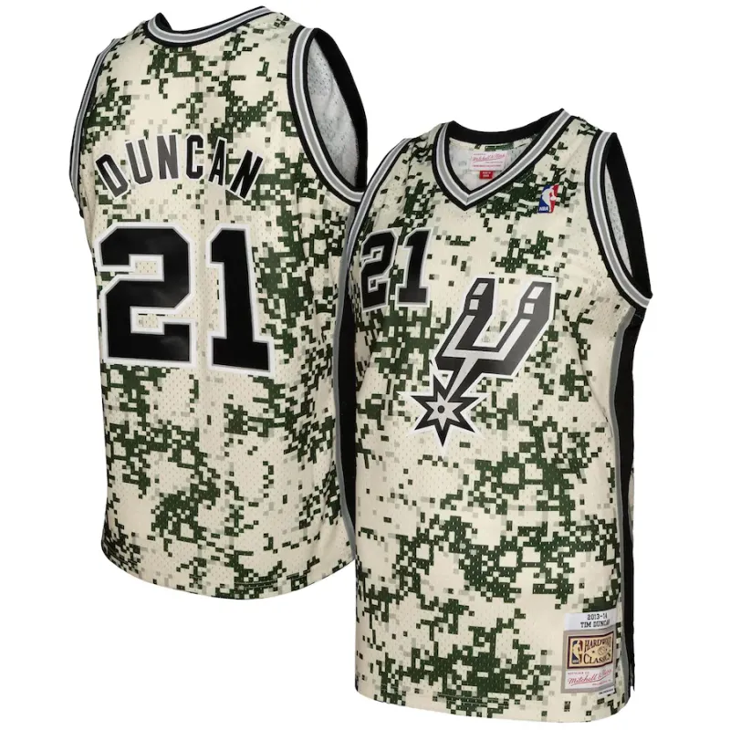 Maillot Saison 2013/14 de Tim Duncan - San Antonio Spurs