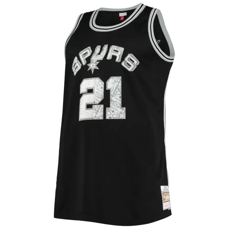 Tim Duncan, San Antonio Spurs, 1998/99, Edizione Diamante del 75° Anniversario della NBA, Nero