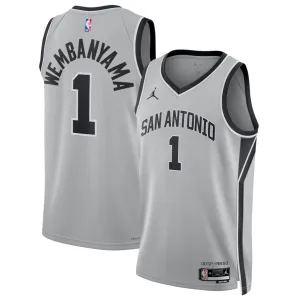 San Antonio Spurs Victor Wembanyama Swingman Trikot - Statement Edition - Grau