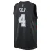 San Antonio Spurs De'Aaron Fox 2025/26 Unisex Trikot - Stadtedition - Schwarz