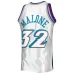 Karl Malone Utah Jazz 1996/97 Edición Clásica del 75º Aniversario, Blanco