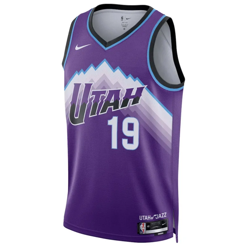 Maillot Swingman des Utah Jazz Ace Bailey - Version Icone - Violet