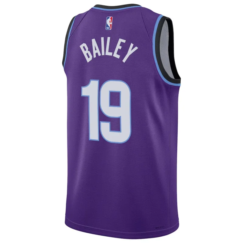 Maillot Swingman des Utah Jazz Ace Bailey - Version Icone - Violet