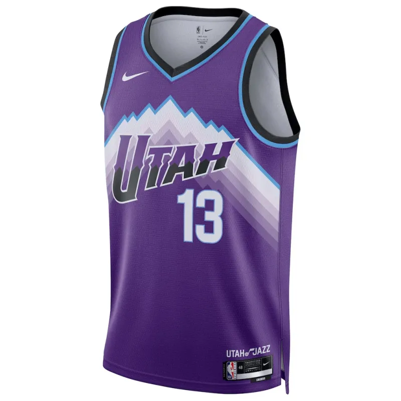 Camiseta Swingman de Utah Jazz Little Walter Clayton - Edición Icono - Púrpura