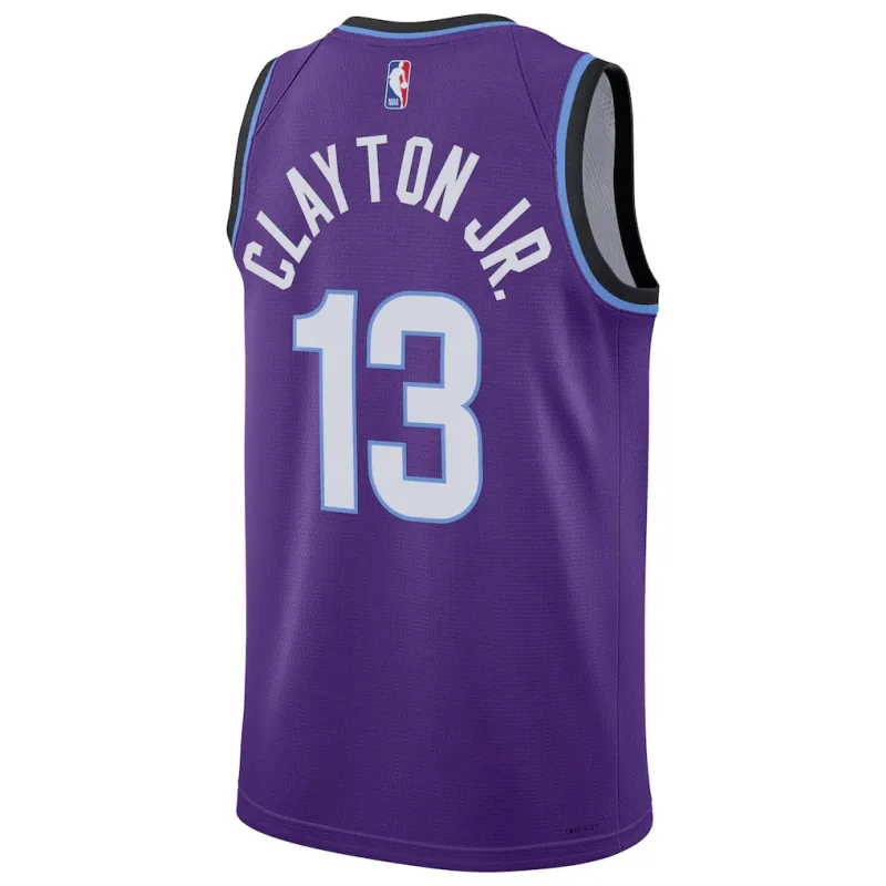 Camiseta Swingman de Utah Jazz Little Walter Clayton - Edición Icono - Púrpura