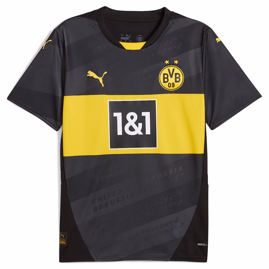 Borussia Dortmund 2024/25 maglia di trasferta, nera