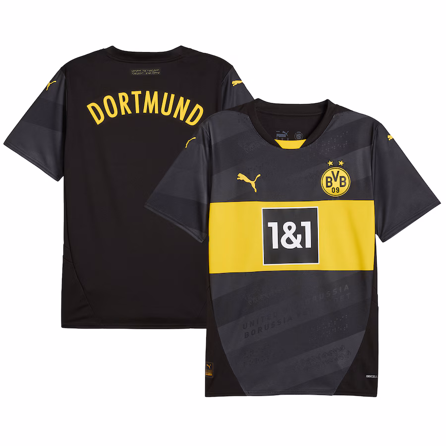 Borussia Dortmund 2024/25 camiseta de visita, negra