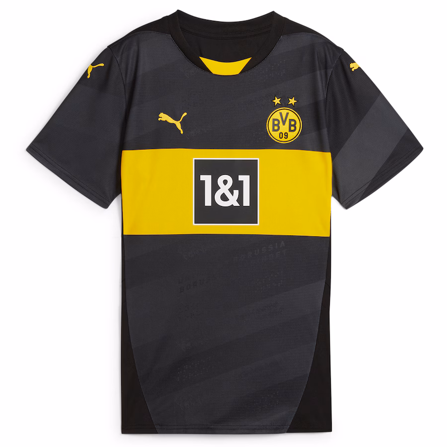 Borussia Dortmund 2024/25 women's away jersey, black