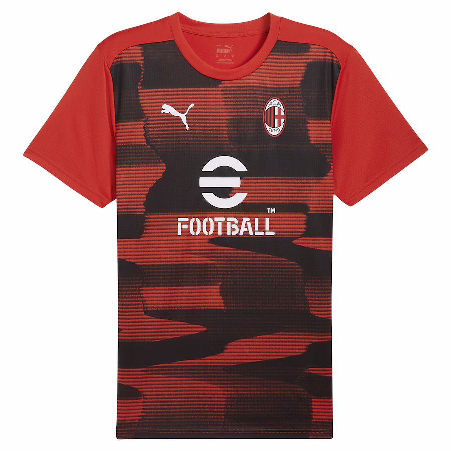 Maglia di pre-partita 2024/25 del AC Milan - Rossa