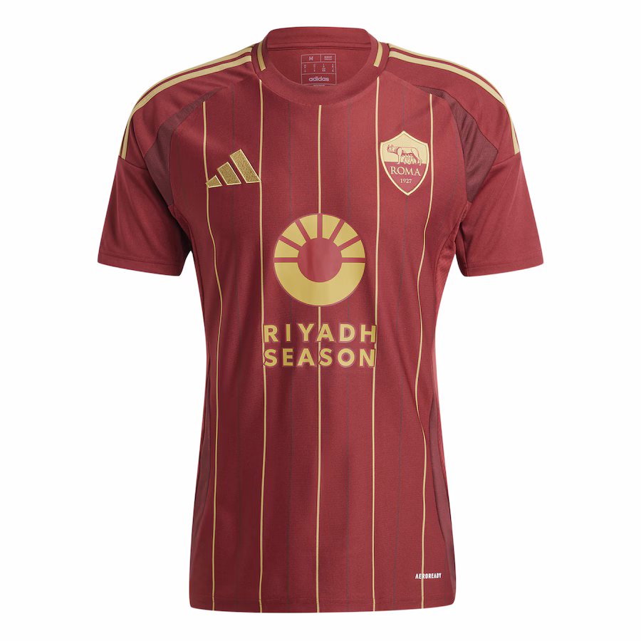 AS Roma 2024/25 Heimtrikot - Burgunderrot