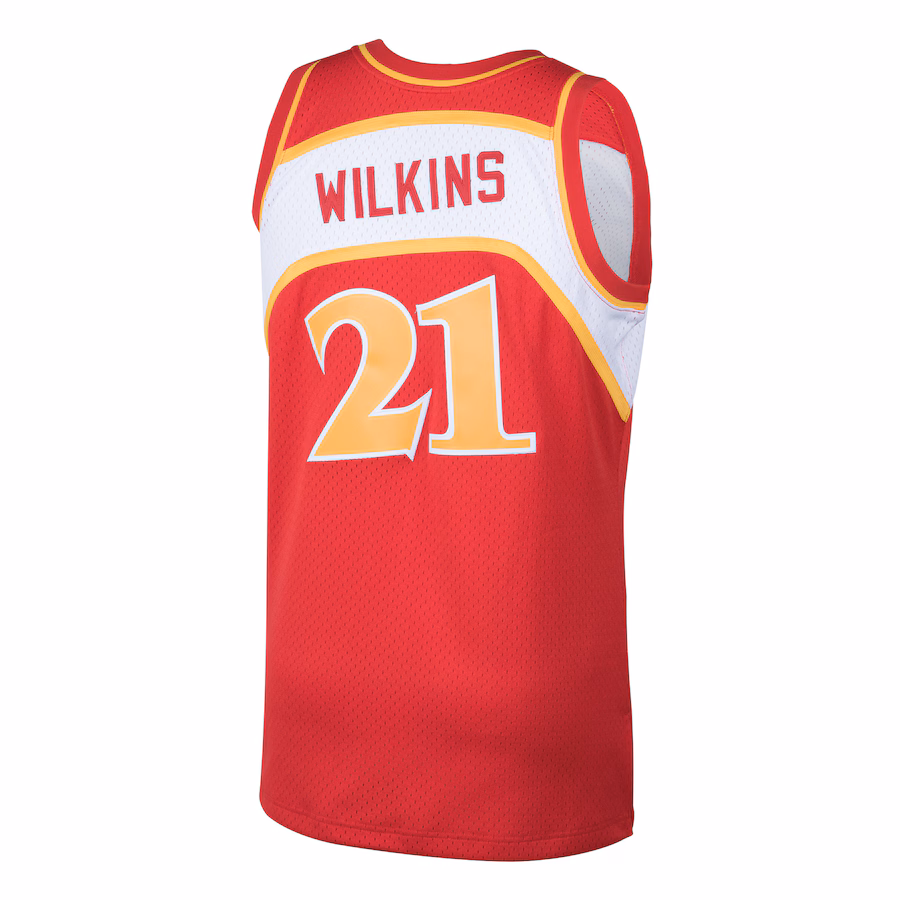 Camiseta Dominique Wilkins Atlanta Hawks Mitchell & Ness 86/87 Retro