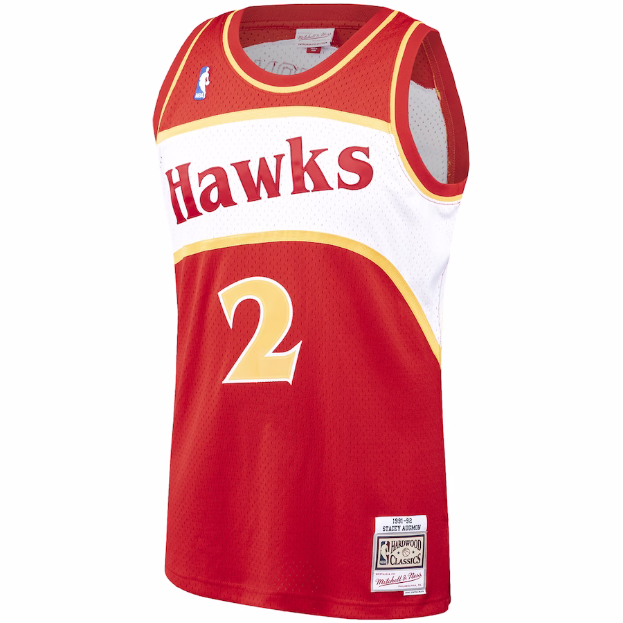 Stacey Augmon Atlanta Hawks Mitchell & Ness 1991/92 Hardwood Classics Jersey