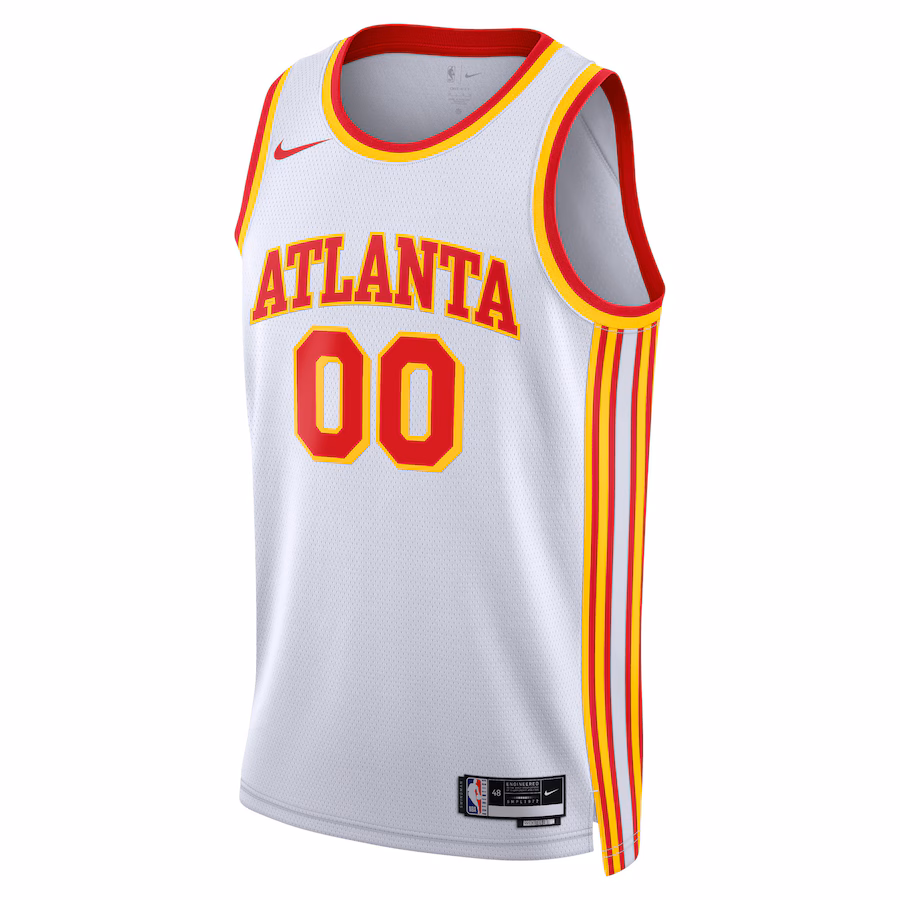 Atlanta Hawks Unisex Swingman Custom Jersey - Association Edition - White
