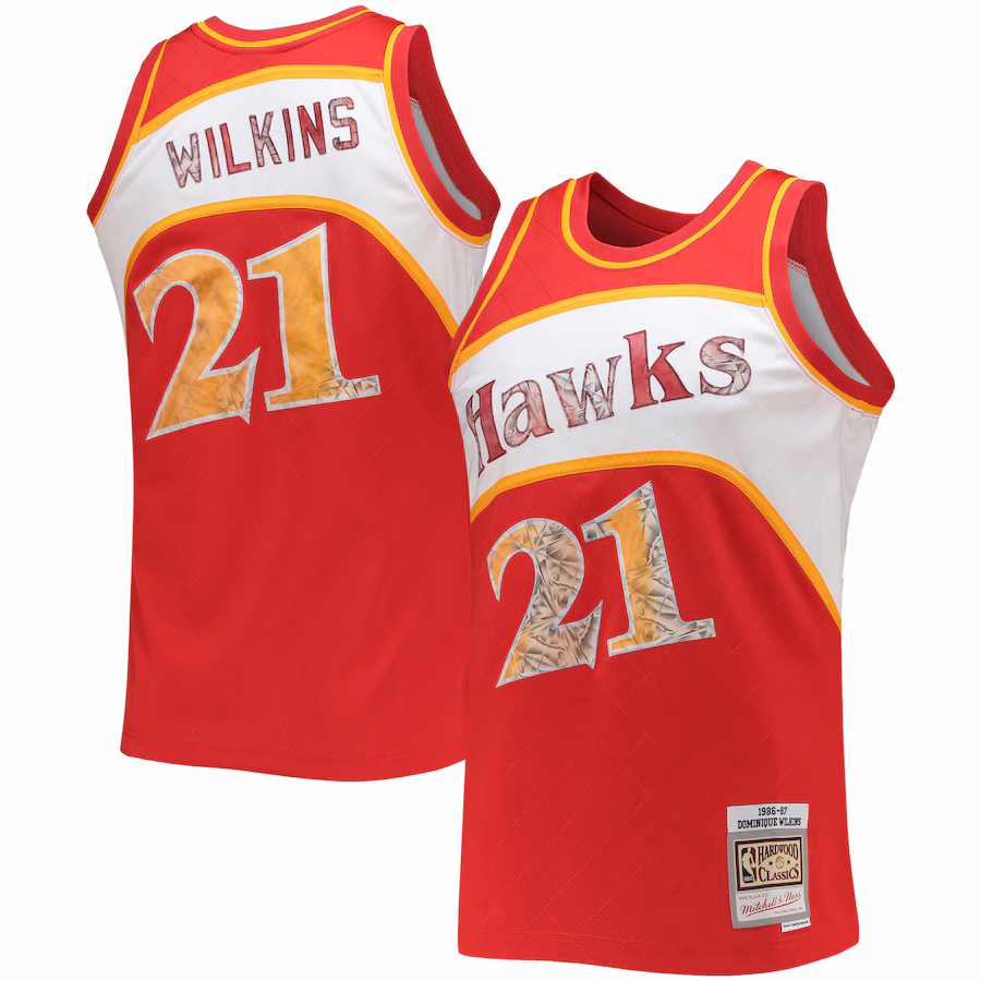 Mitchell & Ness Dominique Wilkins Atlanta Hawks 75th Anniversary Jersey
