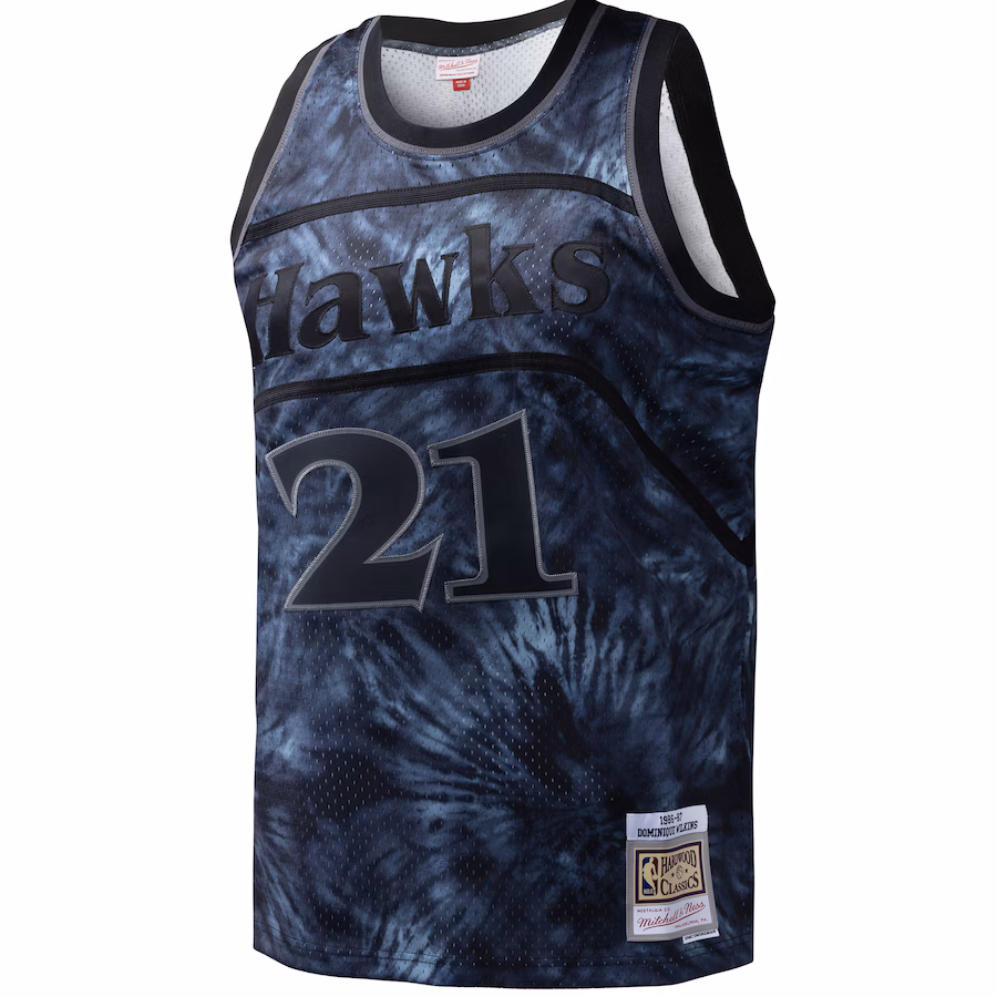 Dominique Wilkins Hawks Mitchell & Ness 1986/87 Hardwood Classics Trikot