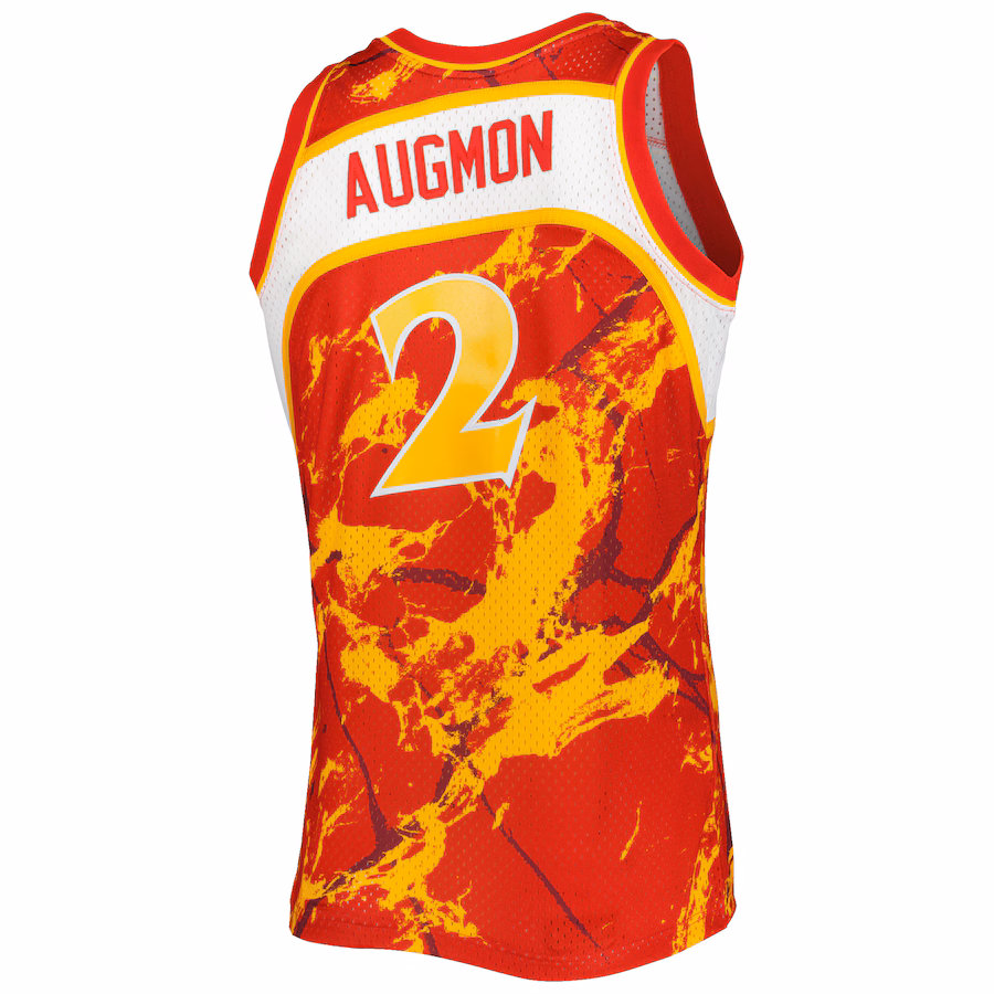 Stacey Augmon Atlanta Hawks Mitchell & Ness 1991/92 Marble Swingman Jersey