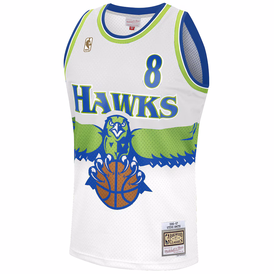 Steve Smith Atlanta Hawks Mitchell & Ness Reload 3.0 Trikot (1996-97)