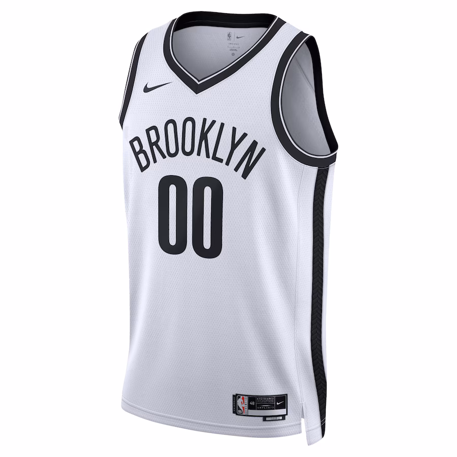 Brooklyn Nets, Unisex Swingman Custom Jersey - Association Edition - White