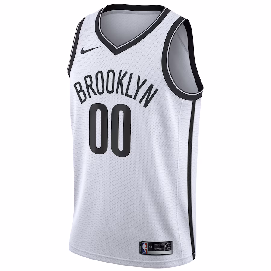 Brooklyn Nets, 2020/21 Season Swingman Custom Jersey - Association Edition - White