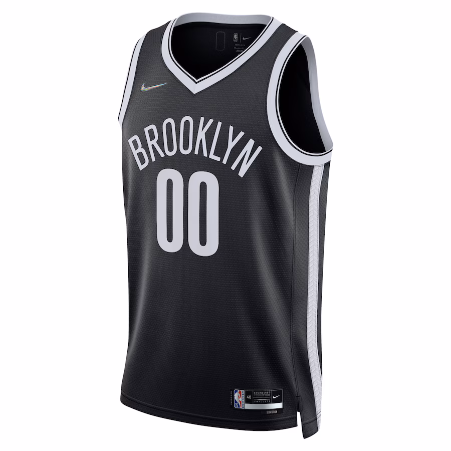 Brooklyn Nets, 2021/22 Swingman Custom Jersey - Icon Edition - Black