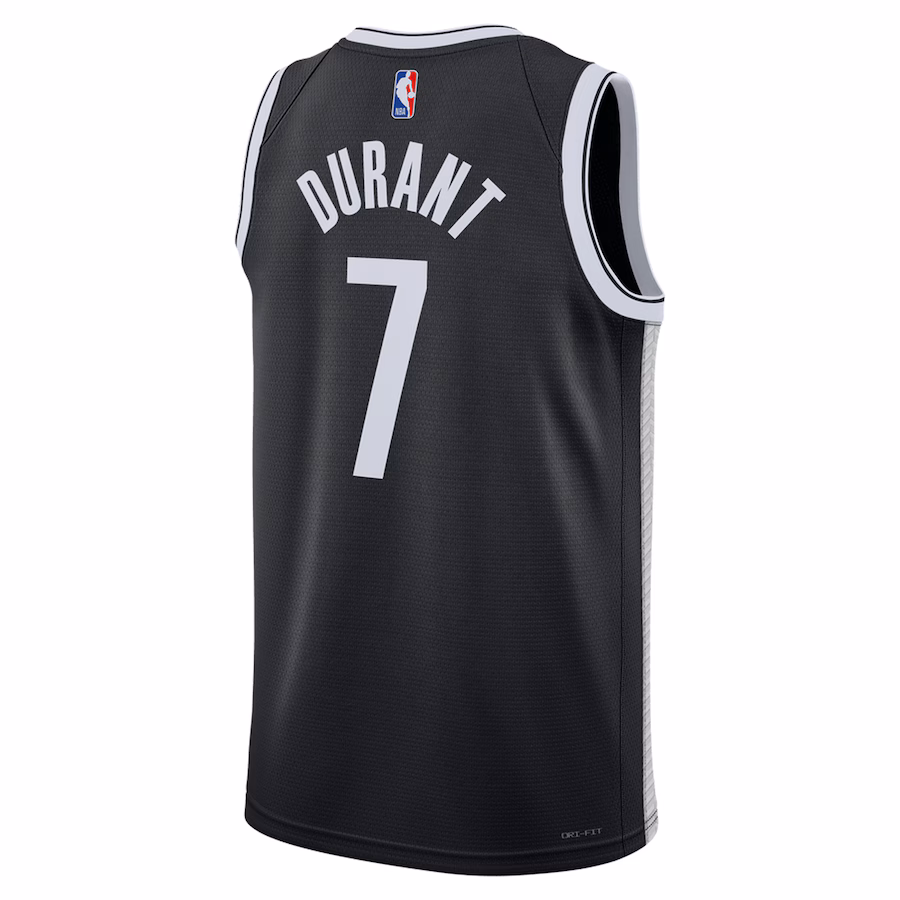 Kevin Durant Brooklyn Nets Unisex Swingman Jersey - Icon Edition - Black