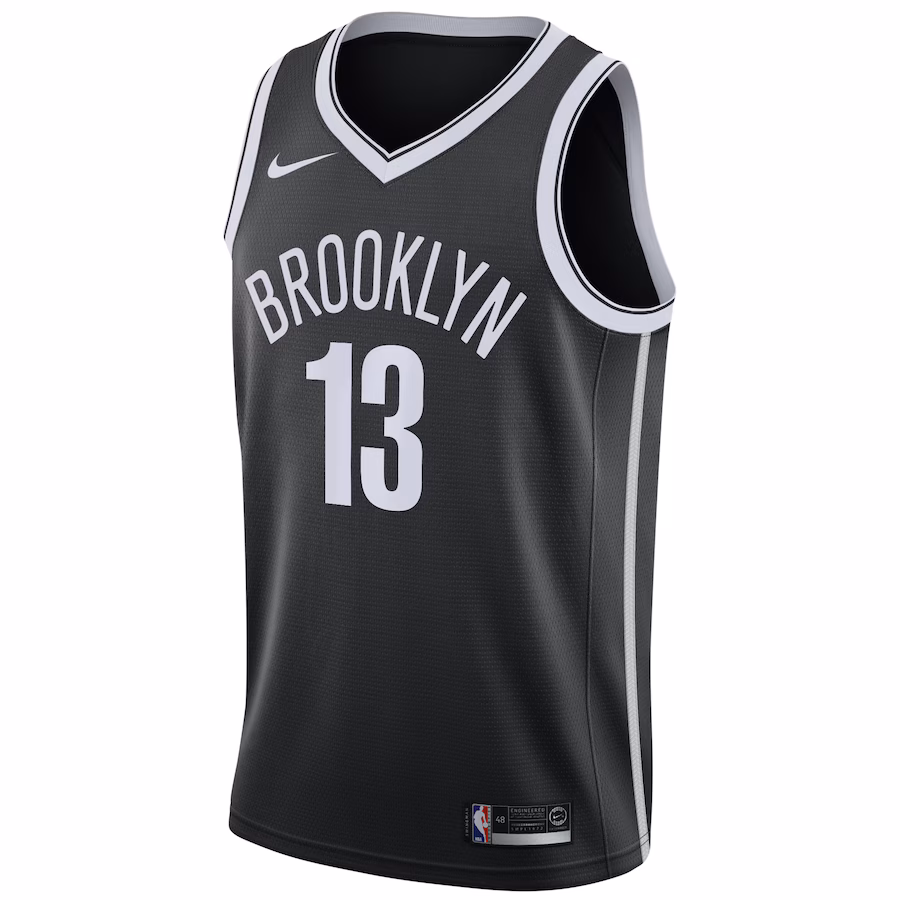 James Harden Brooklyn Nets 2020/21 Swingman Jersey - Icon Edition - Black