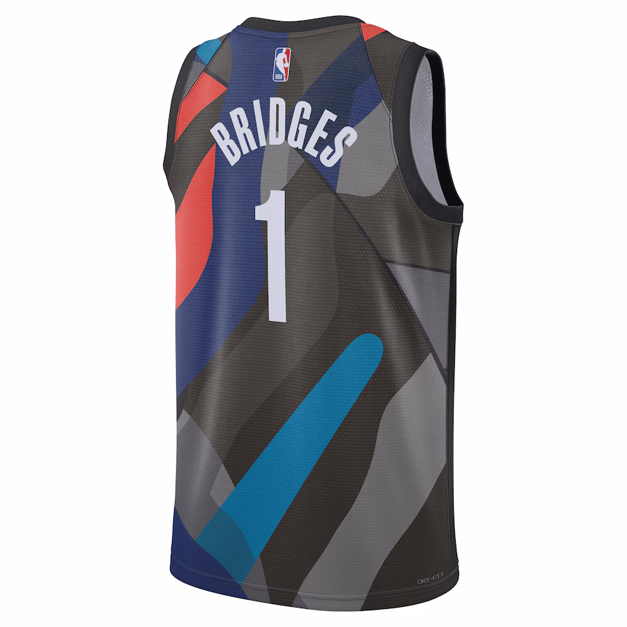 Mikal Bridges Brooklyn Nets Unisex 2023/24 City Edition Trikot