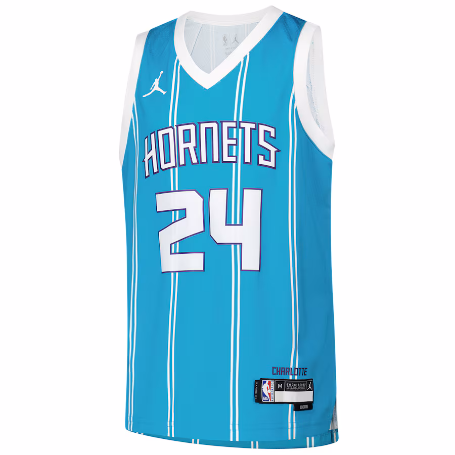 Brandon Miller, Charlotte Hornets Youth Swingman Jersey - Icon Edition - Teal