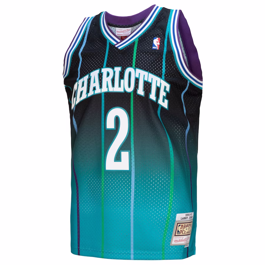 Canotta Basket Larry Johnson Charlotte Hornets 1992/93 Mitchell & Ness Retro