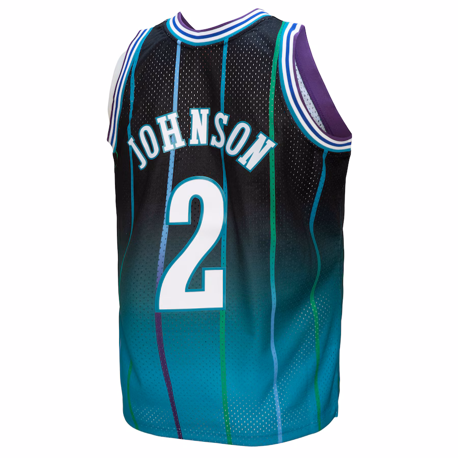 Canotta Basket Larry Johnson Charlotte Hornets 1992/93 Mitchell & Ness Retro