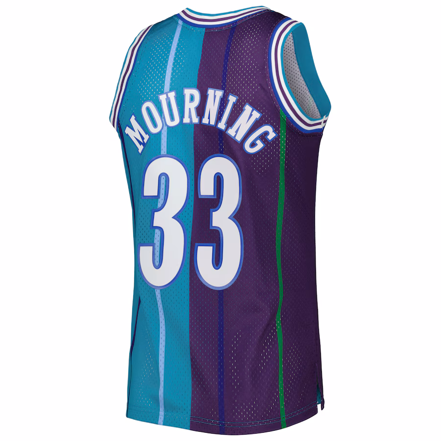 Canotta Basket Alonzo Mourning Charlotte Hornets 1992/93 Mitchell & Ness Retro