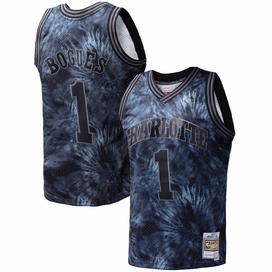 Muggsy Bogues Charlotte Hornets Mitchell & Ness 1992/93 Hardwood Classics Swingman Jersey