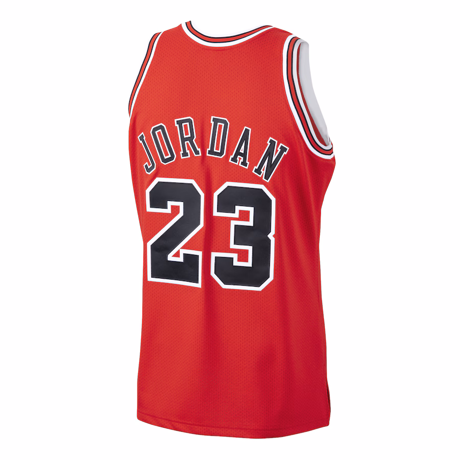 Michael Jordan Chicago Bulls Mitchell & Ness 1997/98 Hardwood Classics Jersey - Scarlet