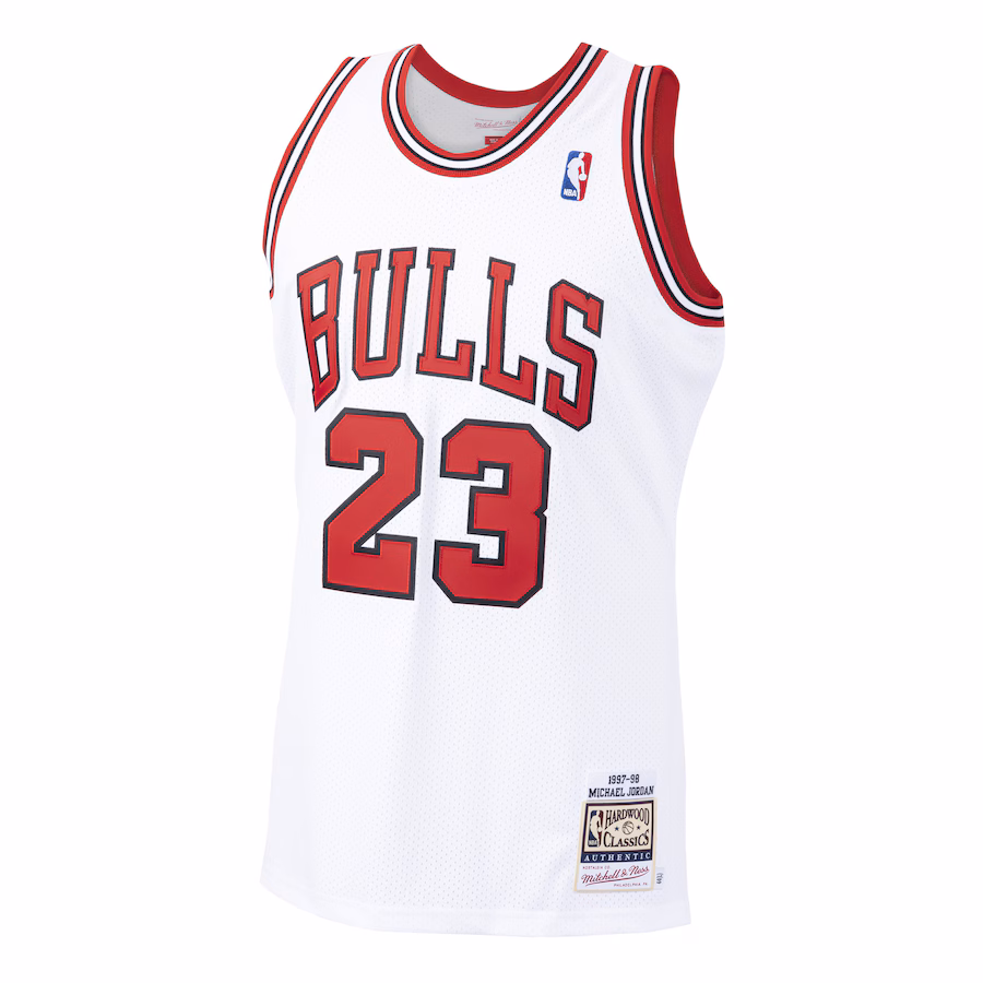 Michael Jordan Chicago Bulls Mitchell & Ness 1997/98 Hardwood Classics Jersey - White