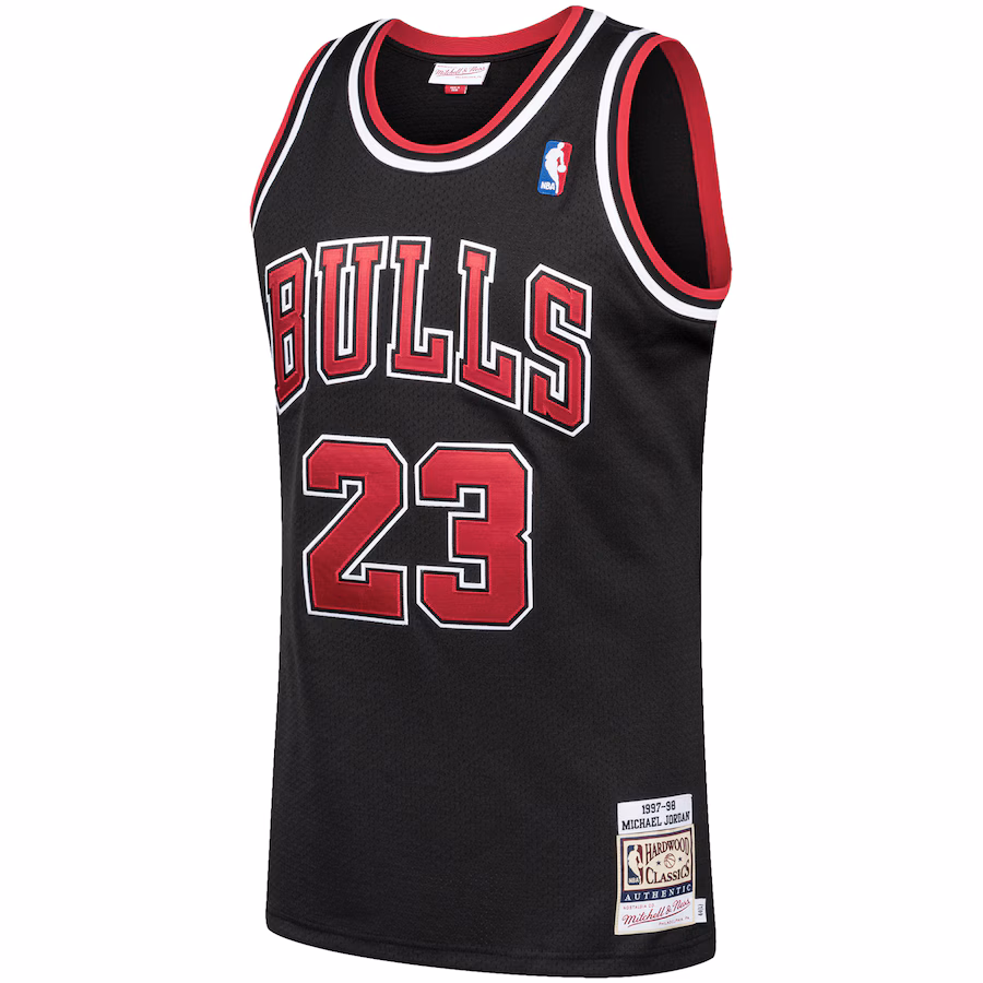 Michael Jordan Chicago Bulls Mitchell & Ness 1997/98 Hardwood Classics Jersey - Black